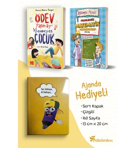 Ödev Yapmayı Sevmeyen Çocuk - Problemsiz Matematik - Ajanda Hediyeli