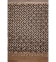 VAKKO  MODEL VİZON RENK İP PERDE HAZIR DÜĞMELERİ DİKİLMİŞ İP PERDE 300*270 cm