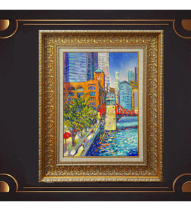 ÖZEL SERİ PASPARTULU TABLO A615