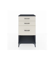 Hyperion Komodin 3 Çekmeceli 60x44x106 Antrasit-Aytaşı