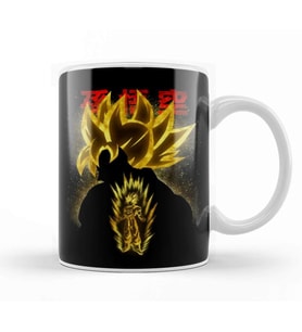 Goku The Saiyan 01 Kupa Bardak Porselen