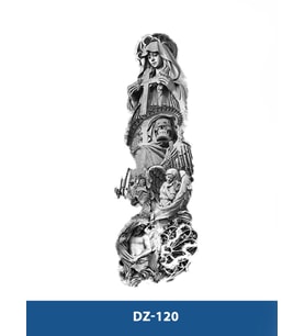 DZ-120 RAHİBE DESEN GEÇİCİ KOL DÖVMESİ-TATTO