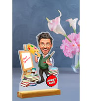 Öğretmenler Günü’ne Özel Hediye Karikatür Pleksi Seti - Özelleştirilebilir Dekoratif Pleksi (Model 1)