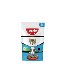 Peteko Pouch Jelly Balıklı Kedi Konserve 85 Gr