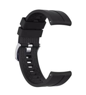 Microsonic Samsung Galaxy Watch Active 2 40mm Kordon, Silicone RapidBands Siyah