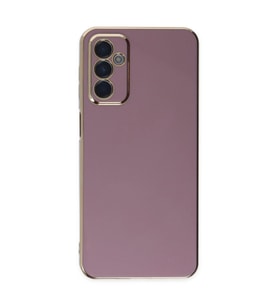 Samsung Galaxy M23 Kılıf Volet Silikon - Mor