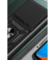 ERTAN Mi 14T Pro Kılıf Pars Lens Yüzüklü Silikon - Lacivert