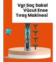 Vgr V-695 Şarjlı Saç Sakal Tıraş Makinesi 2600Mah Batarya Kılavuz Taraklı