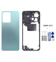Xiaomi Redmi NOTE 12 - 4G - FULL KASA Arka Kapak Takım MAVİ - TAMİR SETİ