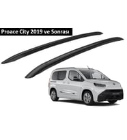Toyota Proace City Van 2019 ve Sonrası Orjinal Tip OEM Tavan Çıtası (Siyah Renk)