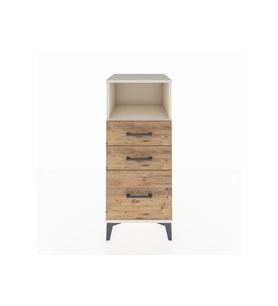 Hyperion Komodin Tek Raflı 3 Çekmeceli 44x44x106 Aytaşı-Çam