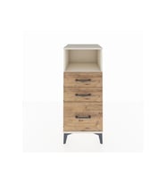 Hyperion Komodin Tek Raflı 3 Çekmeceli 44x44x106 Aytaşı-Çam
