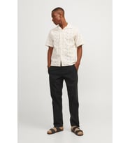 Jack & Jones JPSTKANE Summer Linen Blend Erkek Jogger Keten Karışımlı Yazlık Pantolon (Siyah)