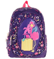 Kaukko Kids Okul Sırt Çantası Leather Flamingo L5223