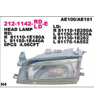 Toyota Corolla Ön Far El/Man Sol 2000-2002 (Oem No:  811501E410)