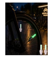 Hareket Sensörlü LED Sibop Lambası 2’li Set – Bisiklet, Motosiklet ve Araba Jant Işığı