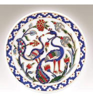 Kütahya Porselen 10 cm El Dekoru Tabak (Karışık)