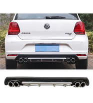 Vw Polo Mk5 Gri Difüzör Çiftli Yuvarlak Egzoz Görünümlü D Tip Difizör 2009-2017