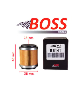 Yamaha Xmax 125-250-300 Yağ Filtresi Boss Bs141 (Hf141) 38-46-14 Mm Yzf R125-Mt125