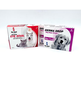 Derma Köpek 11-20 kg Deri Bakım Ürünü 2 Kutu + Göz Bakım Ürünü (Şeffaf)