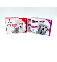 Derma Köpek 11-20 kg Deri Bakım Ürünü 2 Kutu + Göz Bakım Ürünü (Şeffaf)