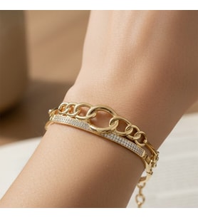 STİL İNCİSİ/XUPING JEWELRY TAÇ MODEL ZİRKON TAŞLI BİLEKLİK
