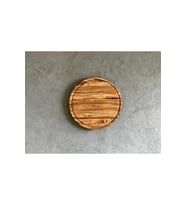 Ahşap Yuvarlak Oluklu Steak Pizza Tahtası 30 cm