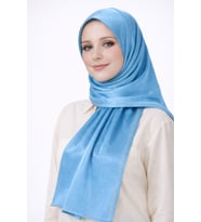 Mısırlı Eşarpları Taşlı Jan Jan Abiye Şal 75x190 cm (İndigo)