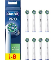 Oral-B Crossaction Takmalı Fırçalar, 8 Adet