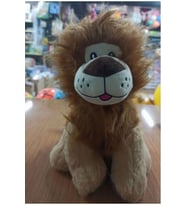 Sevimli Aslan Peluş Oyuncak İthal Organic Kumaş 35 cm Hediyelik Uyku Arkadaşı (Çok Renkli)
