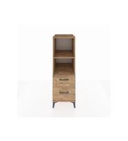Kronos Dolap 2 Raflı 2 Çekmeceli 44x59x134 Çam-Çam