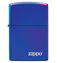 Zippo Indigo W Lasered Logo Çakmak (Gri)