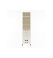 Hyperion Dolap 5 Raflı 4 Çekmeceli 2 Kapaklı 60x44x243 Aytaşı-Aytaşı