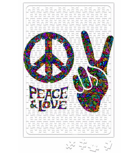 Zafer ve Barış İşareti Peace Lowe Puzzle 240 Parça Yapboz