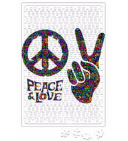 Zafer ve Barış İşareti Peace Lowe Puzzle 240 Parça Yapboz