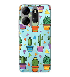 PrintiFy Tecno Spark Go 2023 ile Uyumlu Water Color 4  Kamera Korumalı Şeffaf  Kılıf