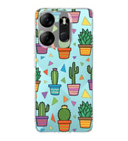 PrintiFy Tecno Spark Go 2023 ile Uyumlu Water Color 4  Kamera Korumalı Şeffaf  Kılıf