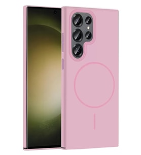 Galaxy S24 Ultra Broş Magsafe Kapak - Pembe