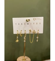 Yakemiyou Gökyüzü Altılı Küpe