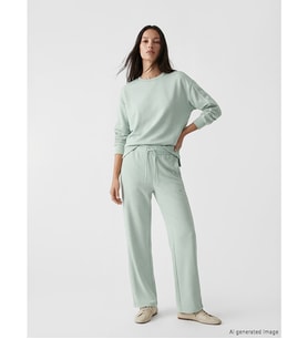 LCW EVERYDAY Yeşil Beli Lastikli Soft Touch Kadın Eşofman Altı