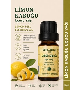 Limon Kabuğu Uçucu Yağı – 10 ml Saf ve Katkısız Bitkisel Uçucu Yağ
