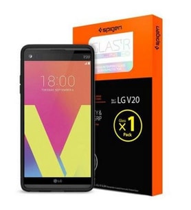Spigen V20 ile Uyumlu Cam Ekran Koruyucu GLAS.tR SLIM HD (Renksiz)