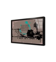 Galata Çerçeveli Cam Tablo