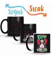 Elvira Mistress Of The Dark Sihirli Kupa Bardak Porselen