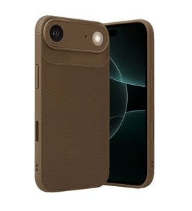 Apple İphone 17 Air Auto Focus Karbon Kapak - Kahverengi