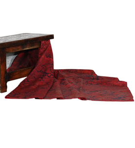 e38 EL İŞÇİLİĞİ KADIN RENKLİ EBRU EŞARP 90*90 cm - E0011
