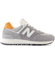 New Balance 574 Unisex Gray Leather Sneaker Günlük Hakiki Deri Spor Ayakkabı Gri