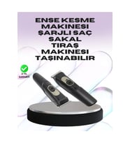 Kablosuz Şarjlı Motorlu Saç ve Sakal Kesme Makinesi + Tarak