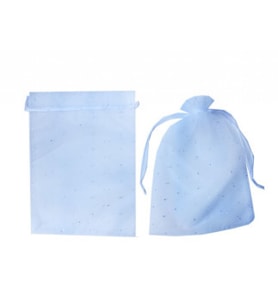 Kese taşlı battal boy beyaz 28*40cm p20-