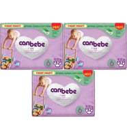 Canbebe Bebek Bezi Beden:6 (15-27Kg) Extra Large 96 Adet Aylık Fırsat Pk